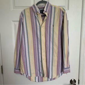 Ralph Lauren Multicolor Striped Oxford Button Down